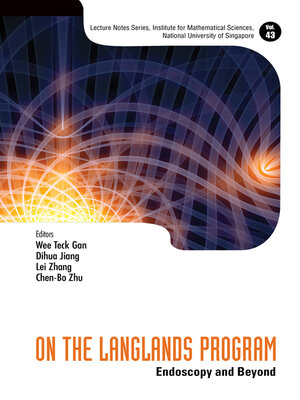 cover image of On the Langlands Program